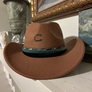 Brown Cowboy Hat with Banding